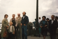 With the family at the Niagara Falls in Canada in 1988