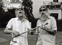 S bratrem Jaroslavem, kolem roku 2017