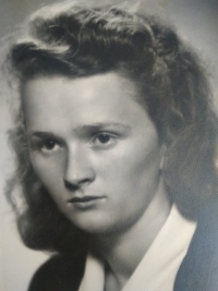 Vlasta Zábojníková cca 1947