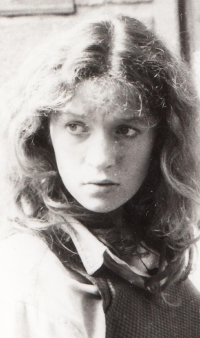 Fotografie z roku 1987, nádraží v Trutnově (na cestě na festival)