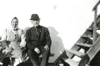 Prarodiče Koníčkovi (Františka a Jaroslav), rodiče maminky Jarmily