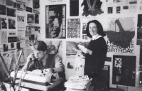 Milena Kalinovská v Riverside studiu v Londýně, 1983