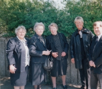 German friends at the funeral (year 1999)
