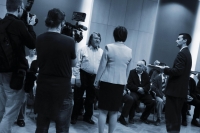 Rok 2018, Praha, Václav Žufan na udělení vyznamenání  (vpravo)