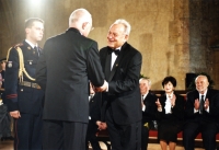 Pavel Klener receives the state award (2003)