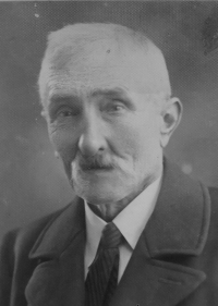 Dědeček pamětnice, Willibald Weigel, v roce 1956