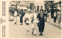 Babička Katzová, teta Lisa a Jimmy Kraus, 1936