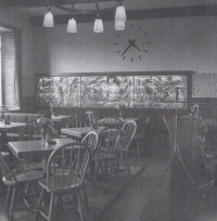 Interiér kavárny Ulrich