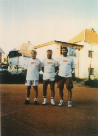 Oslava narozenin s bratry, 2001