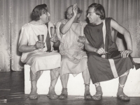 Divadelní představení Sokrates, amatérské divadlo Dialog (rok 1978)