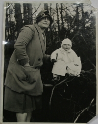 Miroslav Bouček with his mother