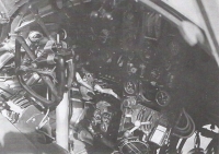 Cockpit of the Wellington airplane
