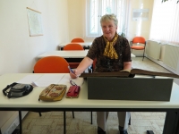 Christa Petrásková v archivu