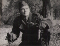 Milan Možný na vojně