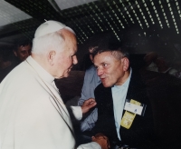 Meeting Jan Pavel II. in Rome, the 1990s