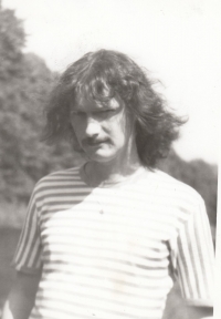 Petr Hrach v době, kdy podepsal Chartu a stal se jedním z prvních signatářů Charty na Sušicku 