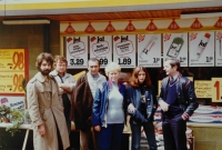 Při návštěvě bratrů Jana a Ludvíka Bodinkových v západním Německu, 1983