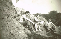 Na stavbě SOS vesnice v západním Německu, 1968