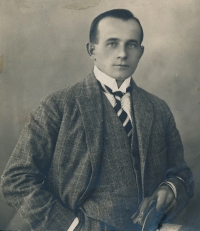 Antonín Špika after he returned from the WWI legions.