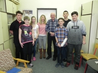 Ivo Raab se studenty z projektu Příběhy našich sousedů