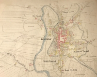 Císařský povinný otisk stabilního katastru pro Dvůr Králové nad Labem, mapováno 1841