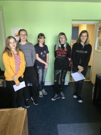 Školní tým v rozhlase