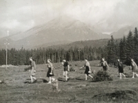 Na skautském táboře