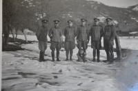 Božena Pačandová s četníky