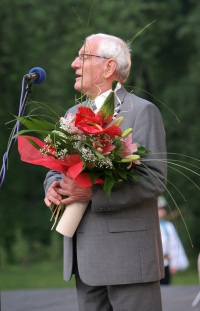 Strážnice International Folklore Festival, Josef Jančář with the Award of the Ministry of Culture.  2008