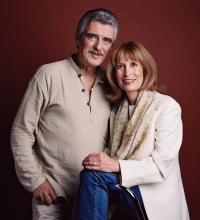 With his wife Monika Švábova, 2005