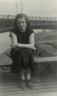 Marie Krásová at the time of her university studies