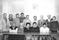 The municipal board in Dolní Bousov in 1990