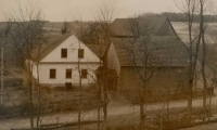 The estate of the Kodytek´s family in Vlčkov, the second half of the 1940s