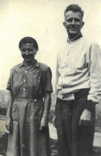 Marie Krásová's parents at the turn of the 1950s and 60s