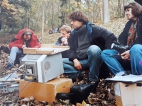 Milena Jelinek on the shooting of film Forgotten Light
rok 1995