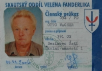 Membership card of Velen Fanderlik's scout troop