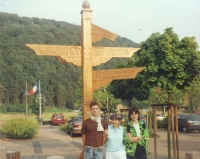 Děti Otty Rinkeho na návštěvě u nevlastní babičky