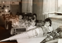 První školní den pamětnice v roce 1987