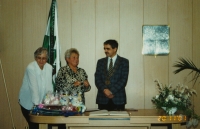 Jan Slezák jako starosta Újezdu nad Lesy, 2001