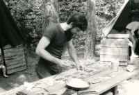 Jiří Zajíc na táboře, 80. léta