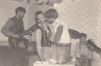 Illegal concert, Zachrašťany, 1984