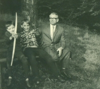 Otto Rinke Sr with his sons from his second marriage
