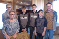 Žákovský tým s Helenou Koníčkovou