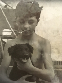 Čtrnáctiletý Zdeněk Brožek