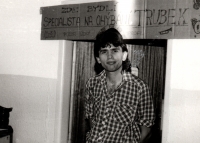 Leoš Motl na konci 80. let