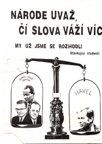 Další z letáků z listopadu 1989