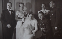 Svatba Jitčiny tety (sestry jejího otce)