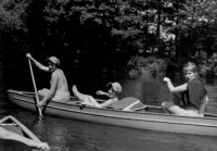 School canoeing trip in 1974