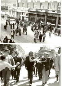 Návšteva Václava Havla v  Ružomberku