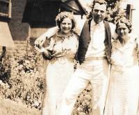 Uncle Michal from USA during the visit in Czechoslovakia